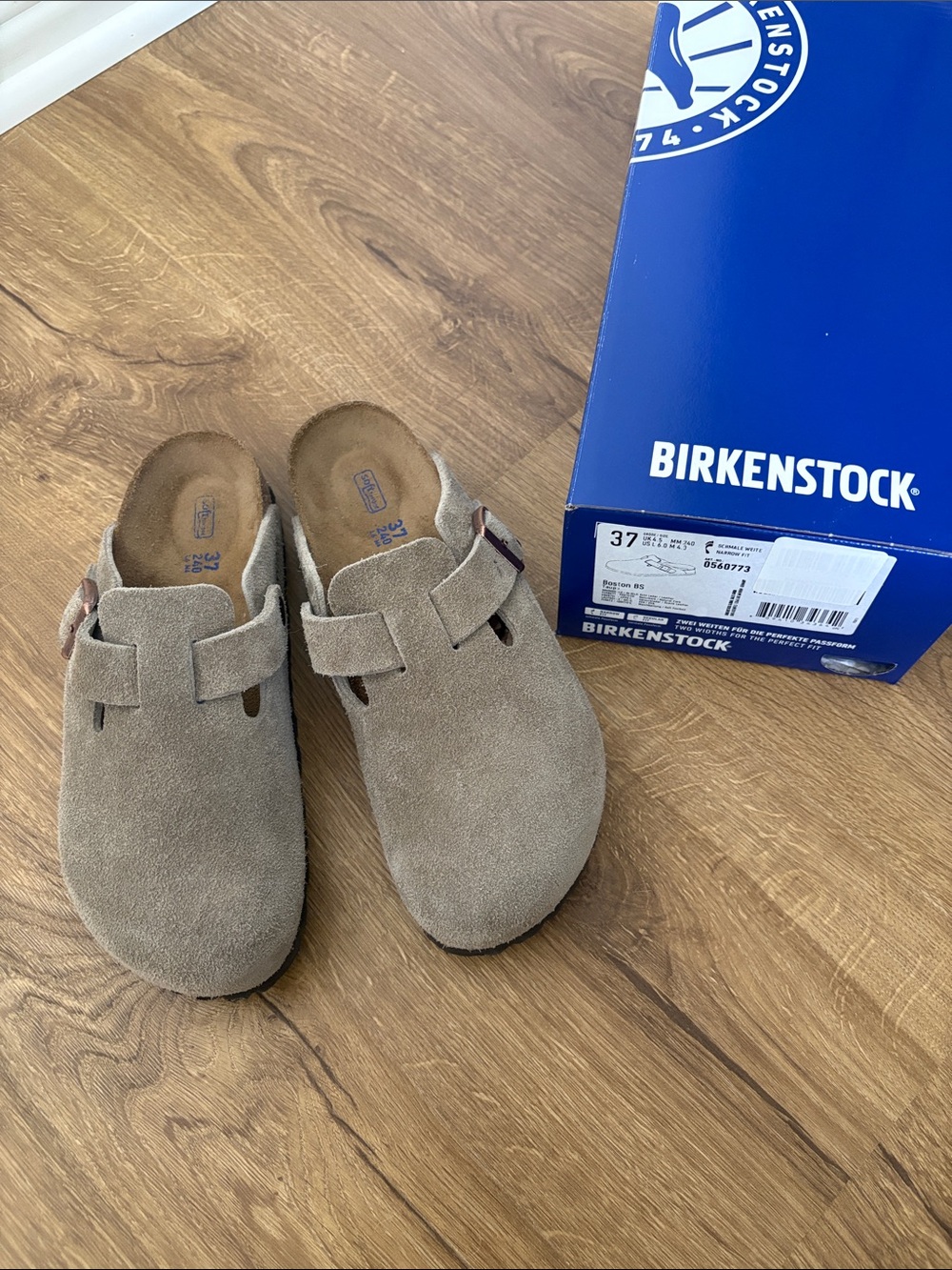 Birkenstock Boston Soft Footbed Size 37 - Excellent condition
